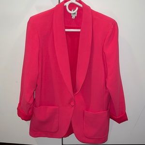 PINK BLAZER! WORN ONCE